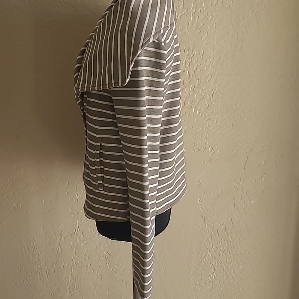 Striped Brown Mystree Women's Jacket Size Small - Picture 3 of 6